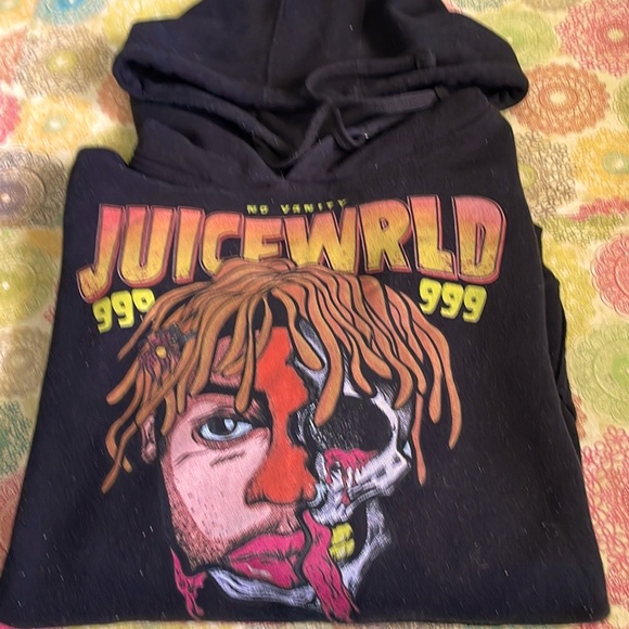 Authentic No Vanity Juicewrld 999 Unisex Hoodie Sweatshirt - Picture 2 of 4